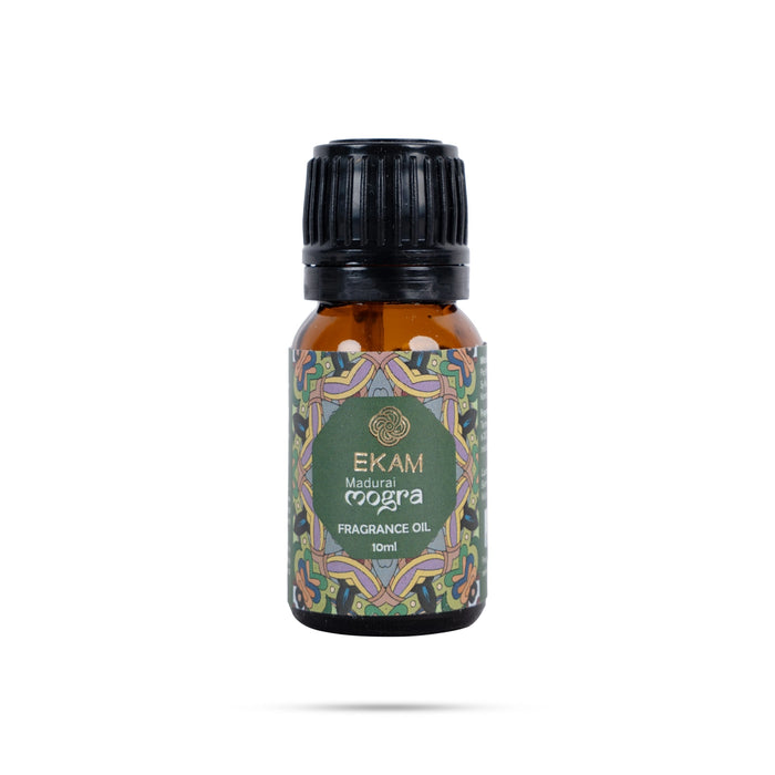 Ekam Fragrance Oil - 10 ml | Mogra Perfumed Oil/ Scented Oil/ Home Diffuser Oil For Long Lasting Room Aroma - Room Freshener
