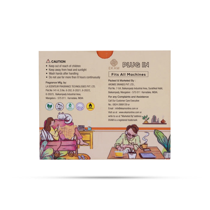 Plug In Air Freshener | Plug In Scent/ Ekam Room Freshener/ Ekam Midnight Scent For Home Fragrance - Room Freshener