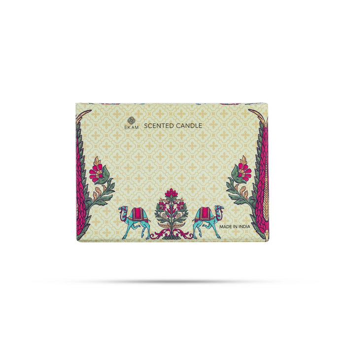 Scented Candle Jar | Shot Glass Candle/ Sandalwood Home Fragrances/ Room Freshener Candle For Soothing Aroma - Candles