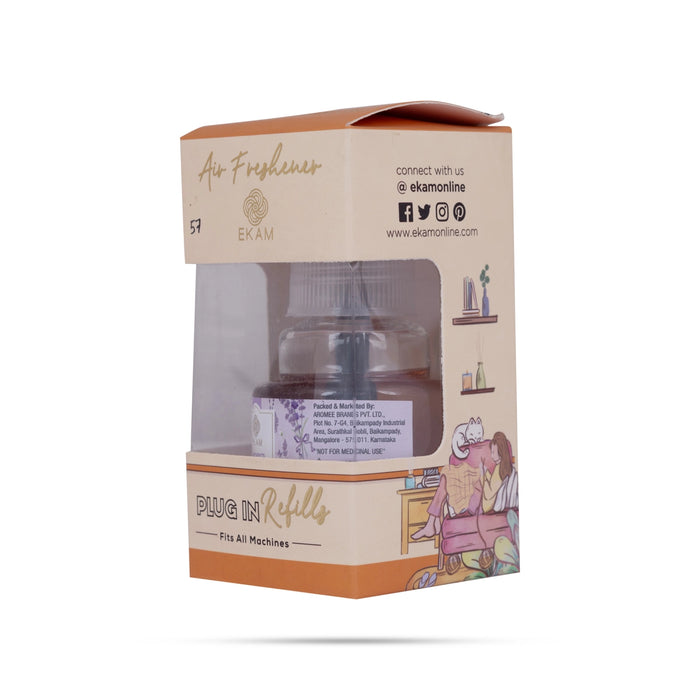 Ekam Air Freshener Oil - 45 ml | Plug In Refill Oil/ Room Freshener/ Lavender Perfumed Oil For Home Fragrance - Room Freshener
