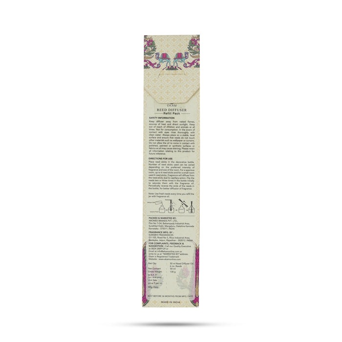 Reed Diffuser Refill Oil Pack- 50ml | Orange Blossom Lemongrass Home Diffuser Oil/Air Freshener For Lasting Aroma - Room Freshener