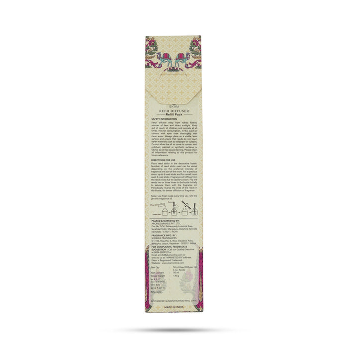 Reed Diffuser Refill Oil Pack- 50 ml | Cedar & Mahogany Home Diffuser Oil/ Air Freshener For Lasting Aroma - Room Freshener