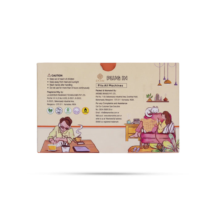 Ekam Air Freshener Oil | Pack Of 3/ Plug In Refill Oil/ Lavender/ Mahogany/ Ocean Dream Perfumed Oil For Home - Room Freshener