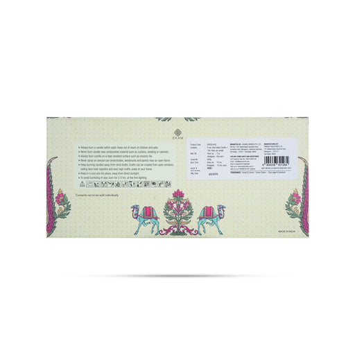 Home Fragrance Gift Set- 3 Pcs | Shot Glass Scented Candle Jar/Honey Lemon,Ocean Dream,Clary Sage For Relaxation - Candles