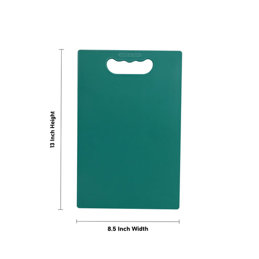 Chopping Board - 13 x 8.5 Inches | Plastic Fruit Vegetable Cutting Board for Kitchen - Kitchen