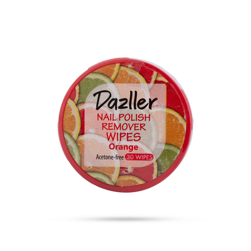 Dazller Nail Polish Remover Wipes - 30 Pcs | Instant Nail Paint Remover Pads / Acetone Free & Travel Friendly - Cosmetics