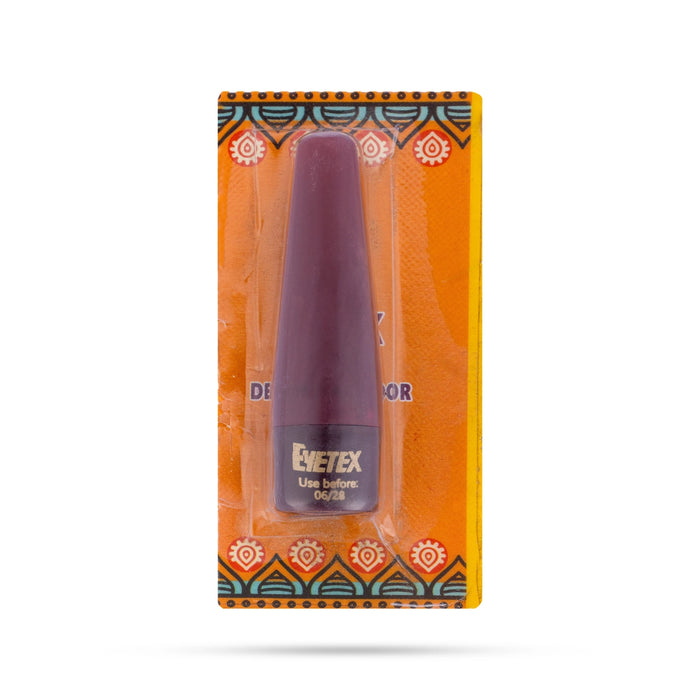 Eyetex Pallavi Sindoor- 1.5 Gms | Maroon Kungumam / Sindhur / Kumkum for women - Cosmetics