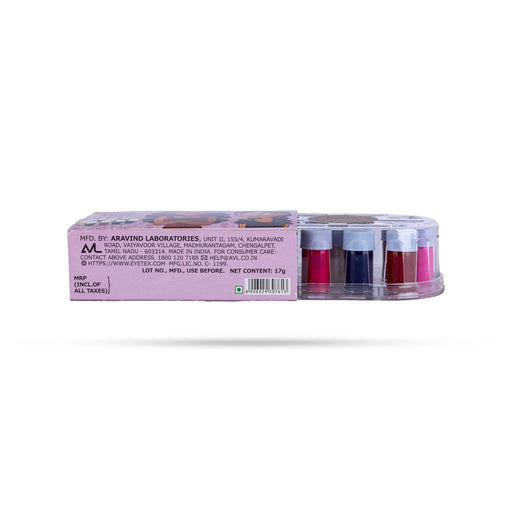 Eyetex Divya Kumkum | 11 In 1 Multi Color Forehead Mark / Color Sandhu Pottu For Daily Use - Cosmetics