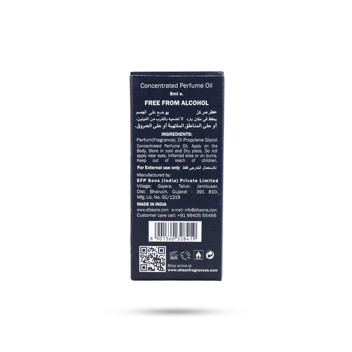 Black Magnet Attar Roll on Perfume - 8 ml | Perfume Oil/ Attar Perfume/ Attar Fragrance