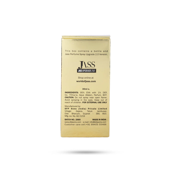 Jass Gold EDP Perfume - 30 ml | Eau de Parfum Fragrance/ Aromatic Scent Oil for Special Occasions