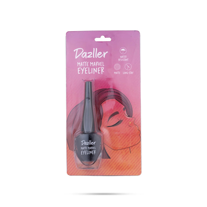 Dazller Matte Marvel Eyeliner | Dazller Eyeliner/ Eye Makeup/ Cosmetics Use For Precise Eye Styling - Cosmetics