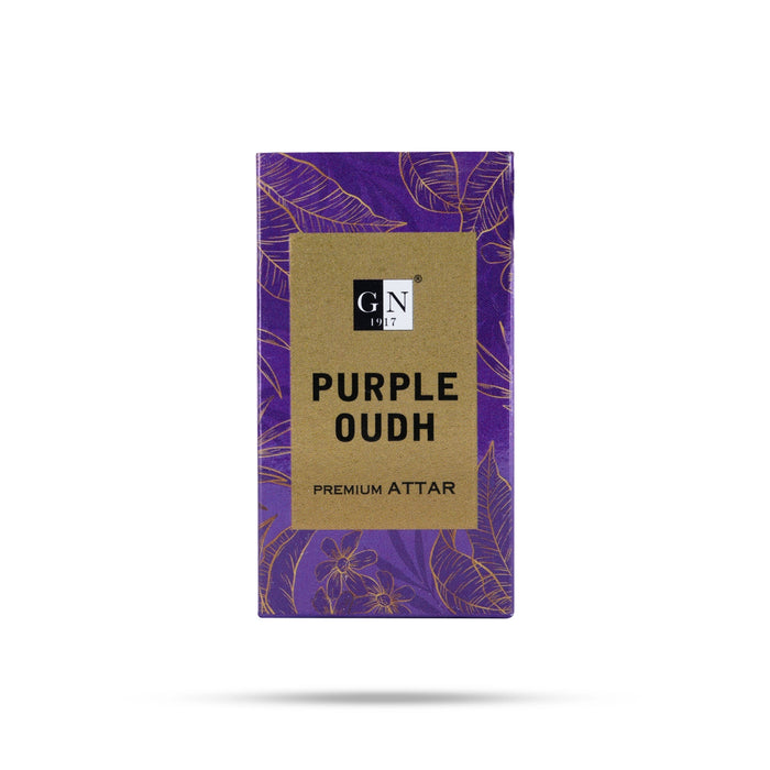 Kangaroo Purple Oudh Premium Attar Roll On - 6ml | Attar Fragrance / Roll On Oil For Long Lasting Floral Aroma - Perfume