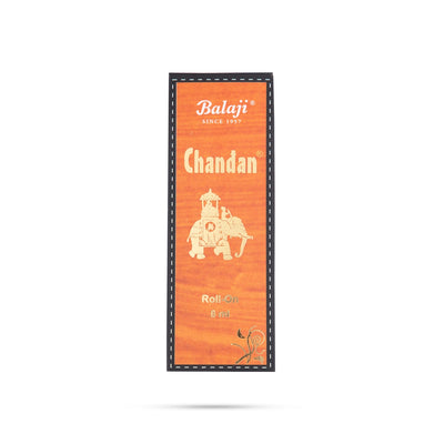 Balaji Chandan Roll On - 8 ml | Chandan Roll On Fragrance/ Attar Perfume/ Chandan Perfume Roll On for Men & Women