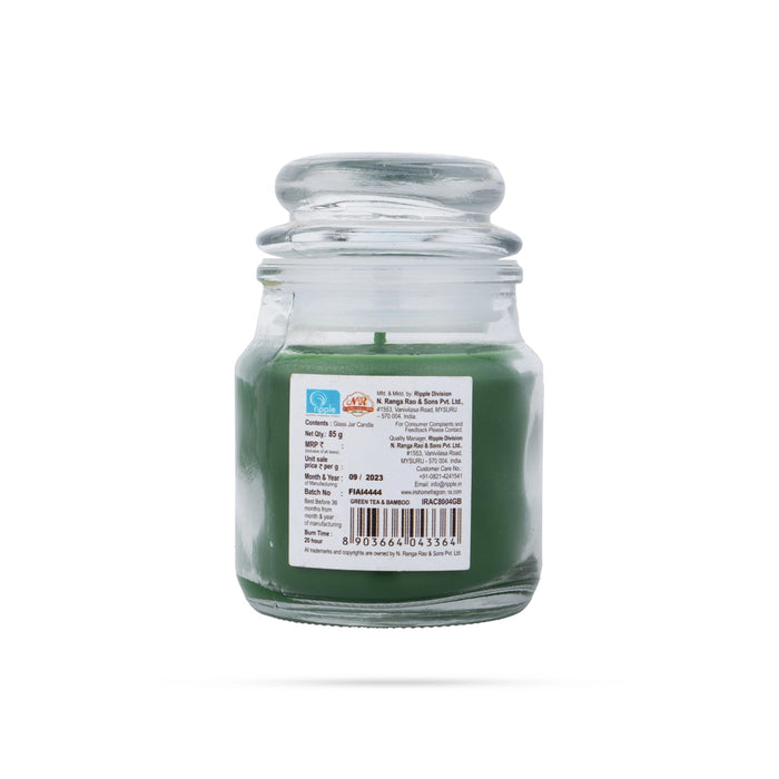 Iris Green Tea and Bamboo Jar Candle