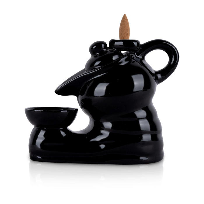 Backflow Incense Cone Holder - 6 x 5.5 Inches | Backflow Dhoop Stand/ Incense Holder for Cones