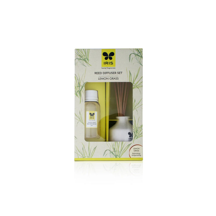 Lemon Grass Reed Diffuser Refill Set- 100ml | Iris Home Fragrance Diff