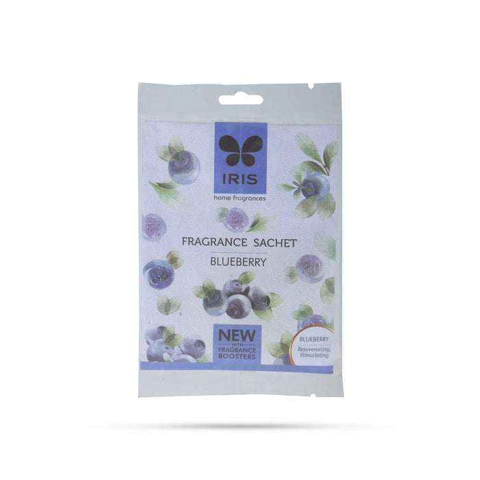 Iris Blueberry Fragrance Sachet | Rejuvenating, Stimulating - Room Freshener