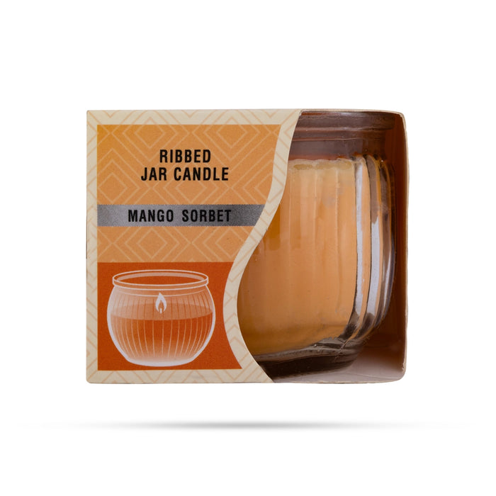 Mango Sorbet Fragrance Candle - 110 Gms | Iris Home Fragrances Jar Candle for Home Decor - Candles