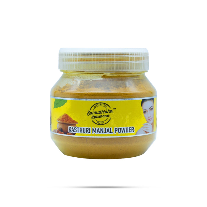 Samudhrika Lakshana Kasthuri Manjal Powder - 100 Gms | Haldi Powder/ Kasturi Turmeric Powder for Women - Skin Care
