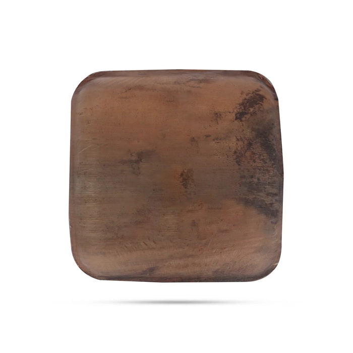 Areca Leaf Plate - 10 Pcs Set - Square Deep - 10x10 Inch - Eco Friendly Plates & Cups