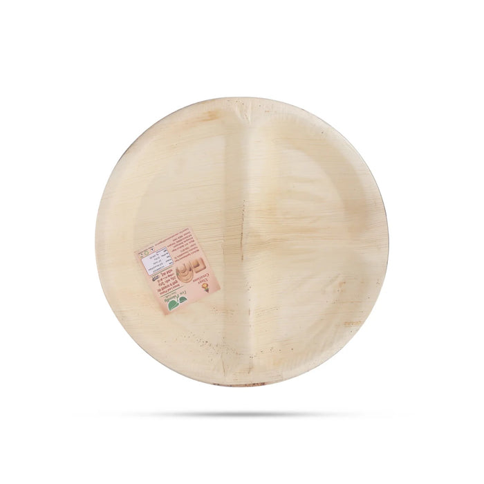 Areca Leaf Plate - 10 Pcs Set - Round - 10x10 Inch