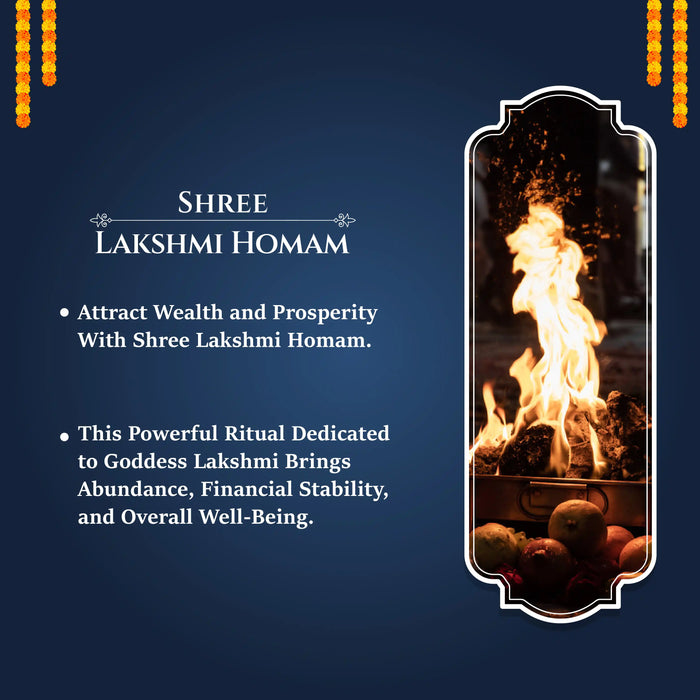 Sri Mahalakshmi Homam | Laxmi Homam for Wealth & Prosperity