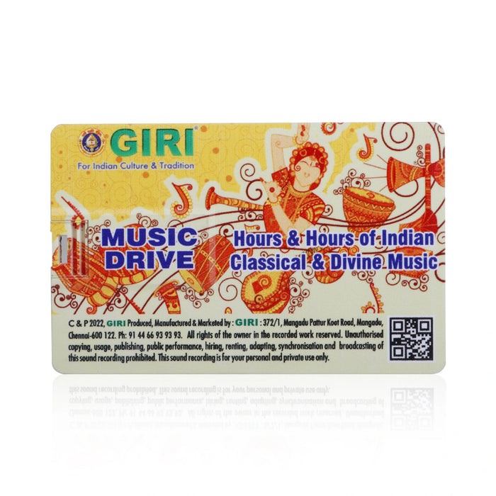 Giri USB - Popular Abhangs - 46 Songs | Music Card/ Sung by Pushpa Anand - Music USB