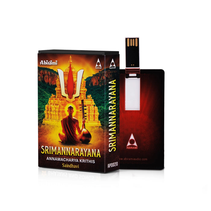 Srimannarayana Annamacharya Krithis Music Card | Saindhavi/ Usb Music Stick/ Music Pen Drive for Home - Music USB