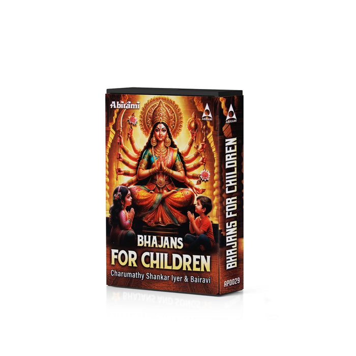 Bhajans For Children Music Card | Charumathy Shankar Iyer & Bairavi/ Usb Music Stick/ Music Pen Drive for Home - Music USB