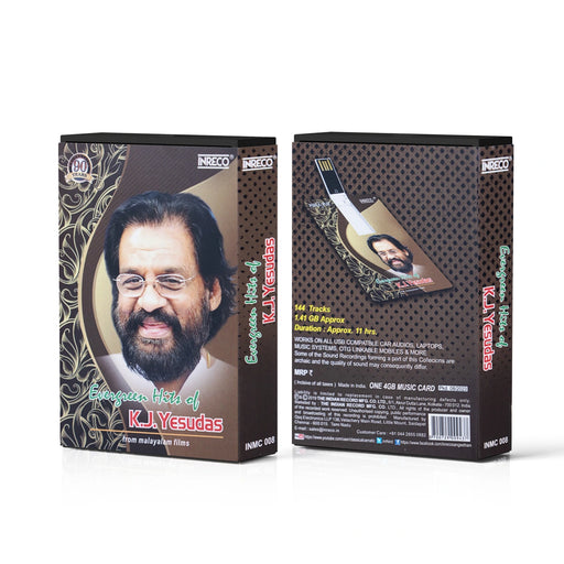 Evergreen Hits Of K. J. Yesudas From Malayalam Films | Music Card/ Music Pen Drive/ Usb Music Stick - Music USB