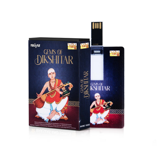 Gems Of Dikshitar Music Card | Music Pen Drive/ Usb Music Stick/ Songs Pendrive for Home - Music USB