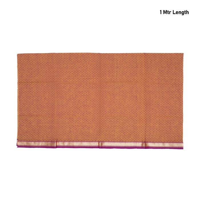 Blouse Bit - 1 Mtr | Blouse Piece / Zari Border Unstitched Blouse Cloth for Ladies