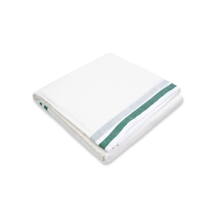 Veshti - 10 x 6 Yards | Karigam Gundanchi Border Dhoti/ Vesti for Men - Veshti & Dhoti