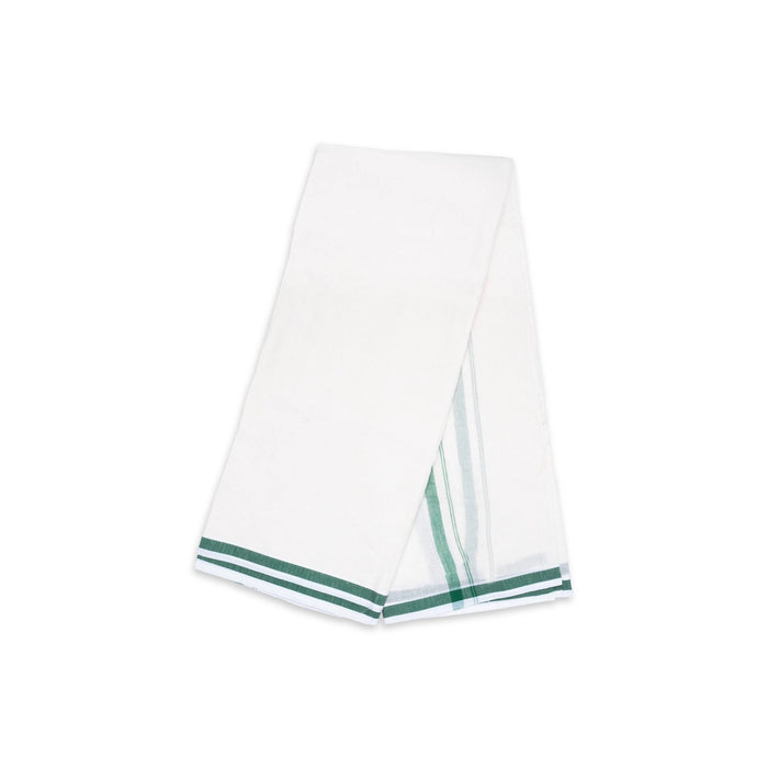 Veshti - 10 x 6 Yards | Karigam Gundanchi Border Dhoti/ Vesti for Men - Veshti & Dhoti