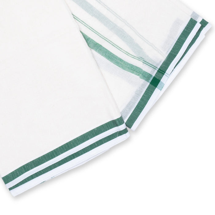 Veshti - 10 x 6 Yards | Karigam Gundanchi Border Dhoti/ Vesti for Men - Veshti & Dhoti