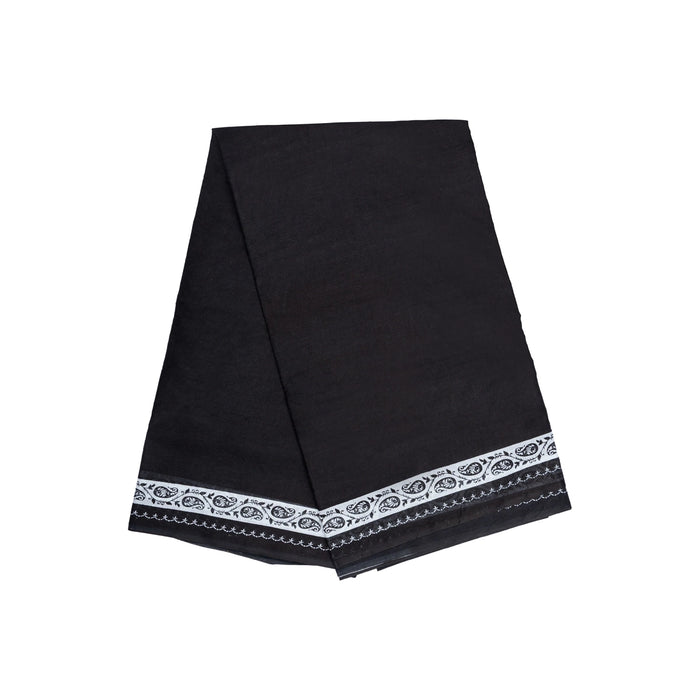 Saree - 5.5 Mtrs | Cotton ayyappan Saree / Black Saree / Iyyapan Saree for Women
