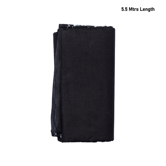Saree - 5.5 Mtrs | Cotton ayyappan Saree / Black Saree / Iyyapan Saree for Women