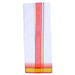 Veshti - 9 x 5 Muzham - Temple Pet | Rich Cotton Vesti/ Dhoti for Men/ White Colour/ Assorted Design - Veshti & Dhoti
