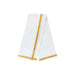 White Veshti - 2 Mtr | Gold Jari Border Dhothi / White Vesthi / Dhoti for Men / Traditional Vesti - Veshti & Dhoti