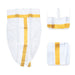 Readymade Panchakacham With Angavastram - 38x 40 Inches | Jari Design Grey Colour Dhoti And Towel for Men - Veshti & Dhoti