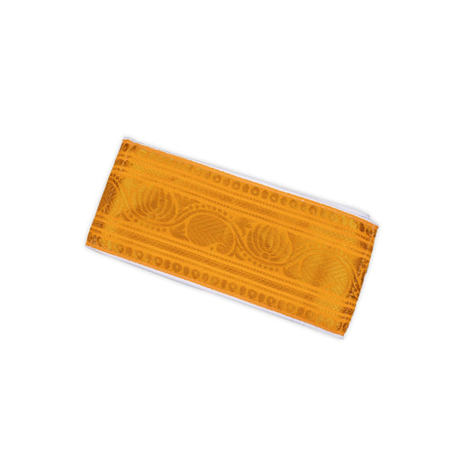 Dhoti Belt - 1.25 Mtrs | Veshti Belt/ Satin with Jari Border Waist Belt for Men/ Assorted Colour - Ethnic Wear Accessories