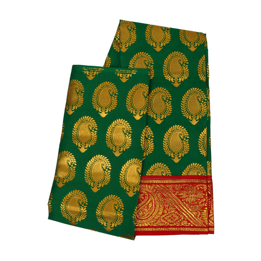 Amman Saree - 2 Mtr | Devi Dress/ Satin Material/ Deity Dress/ Saree for Goddess - Devi Dress