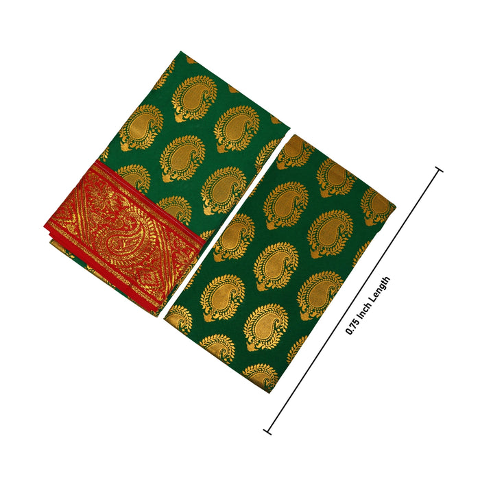 Amman Saree - 2 Mtr | Devi Dress/ Satin Material/ Deity Dress/ Saree for Goddess - Devi Dress