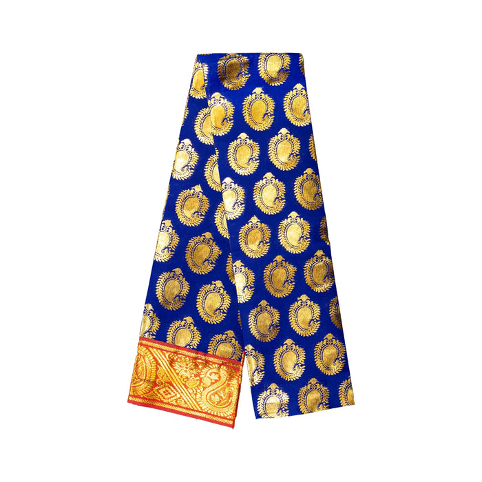 Amman Saree - 1 Mtr | Satin Pudavai/ Mango Design Saree / Zari Border Amman Saree for Deity