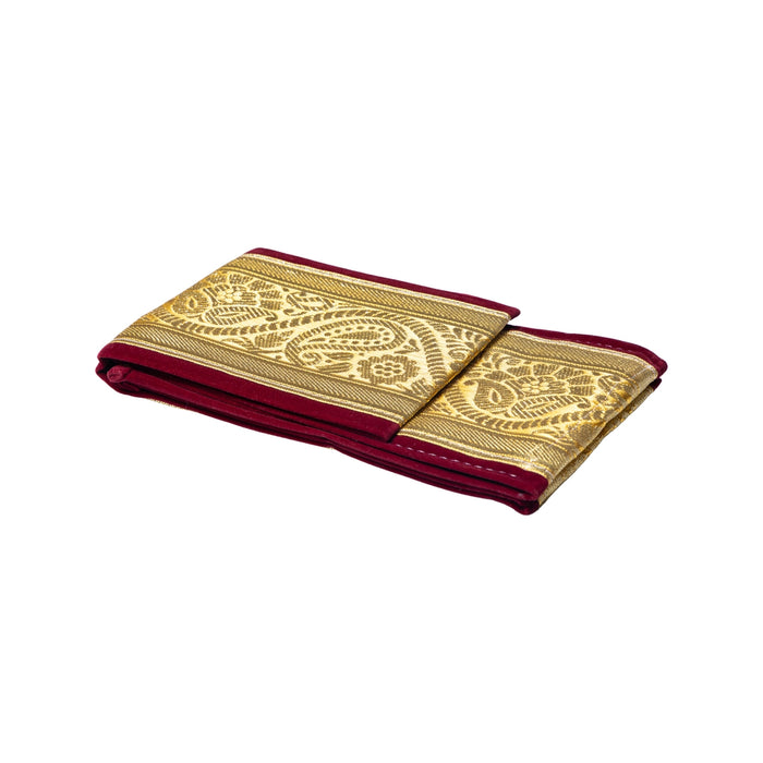 Velvet Belt - 1.25 Mtrs | Traditional Iyer Aranjanam/ Velcro Vastram Belt/ Priest Waist Belt for Dhothi