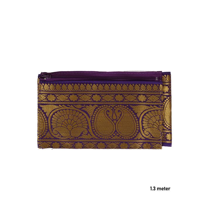 Belt Border Iyer Belt Plain - 1.3 Mtr | Waist Belt / Dhoti Belt / Jari Border Waist Belt for Men - Ethnic Wear Accessories