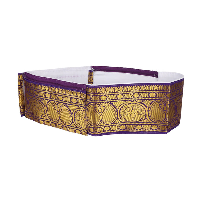 Belt Border Iyer Belt Plain - 1.3 Mtr | Waist Belt / Dhoti Belt / Jari Border Waist Belt for Men - Ethnic Wear Accessories