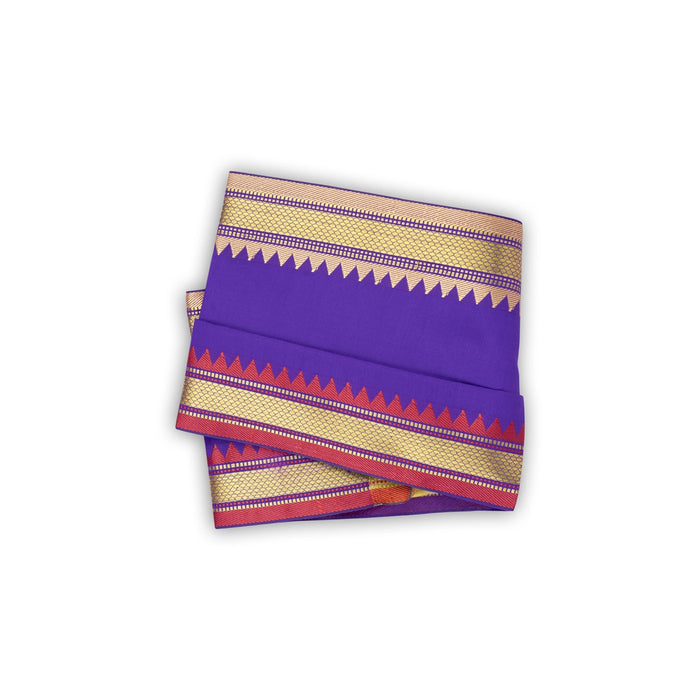 Ganesha Vastra - 34 x 50 Inches | Pillaiyar Thundu / Cotton Angavastram for Deity - Bhagwan Vastra