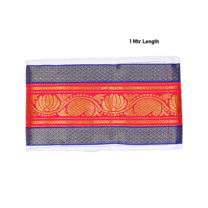 Dhoti Belt - 1 Mtr | Jari Design Veshti Belt/ Waist Belt for Men - Bags & Pouches