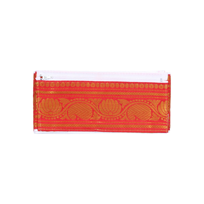 Iyer Belt Plain - 1.25 Mtrs | Jari Design Iyer Belt/ Dhoti Waist Belt for Pooja Rituals & Temple Wear